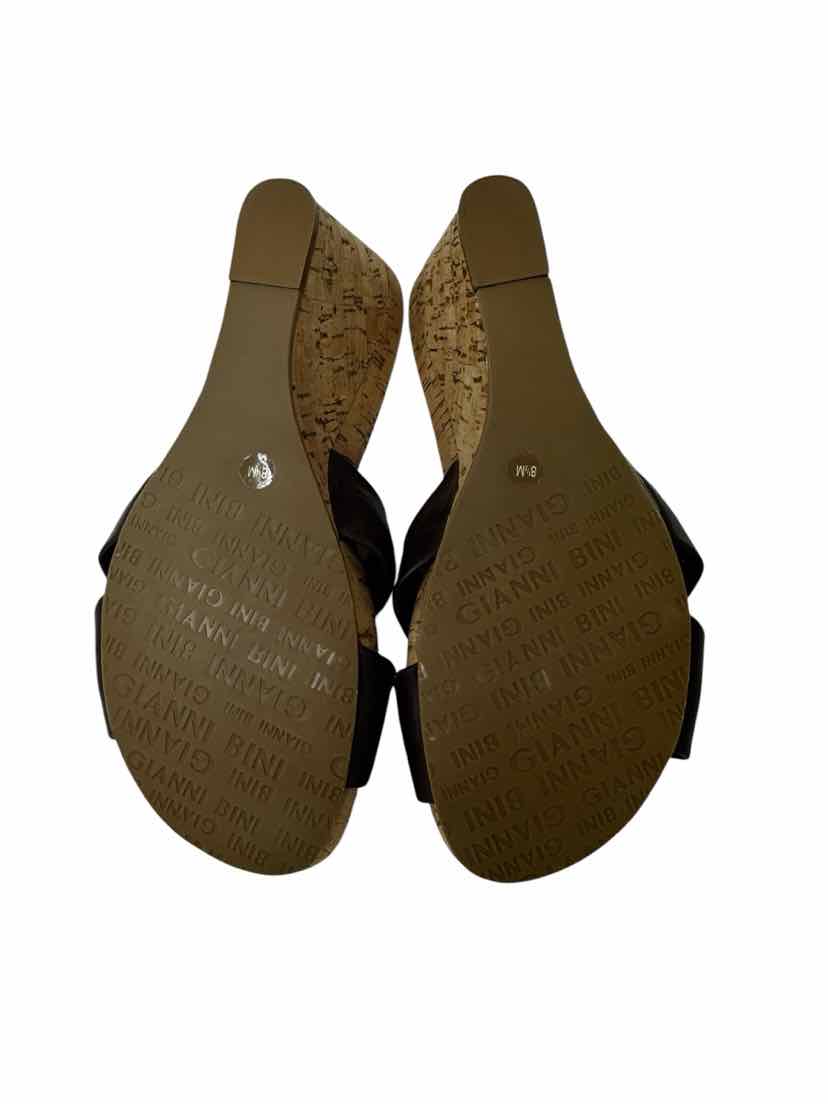 Shoe Size 8.5 Gianni Bini Brown Leather Sandals