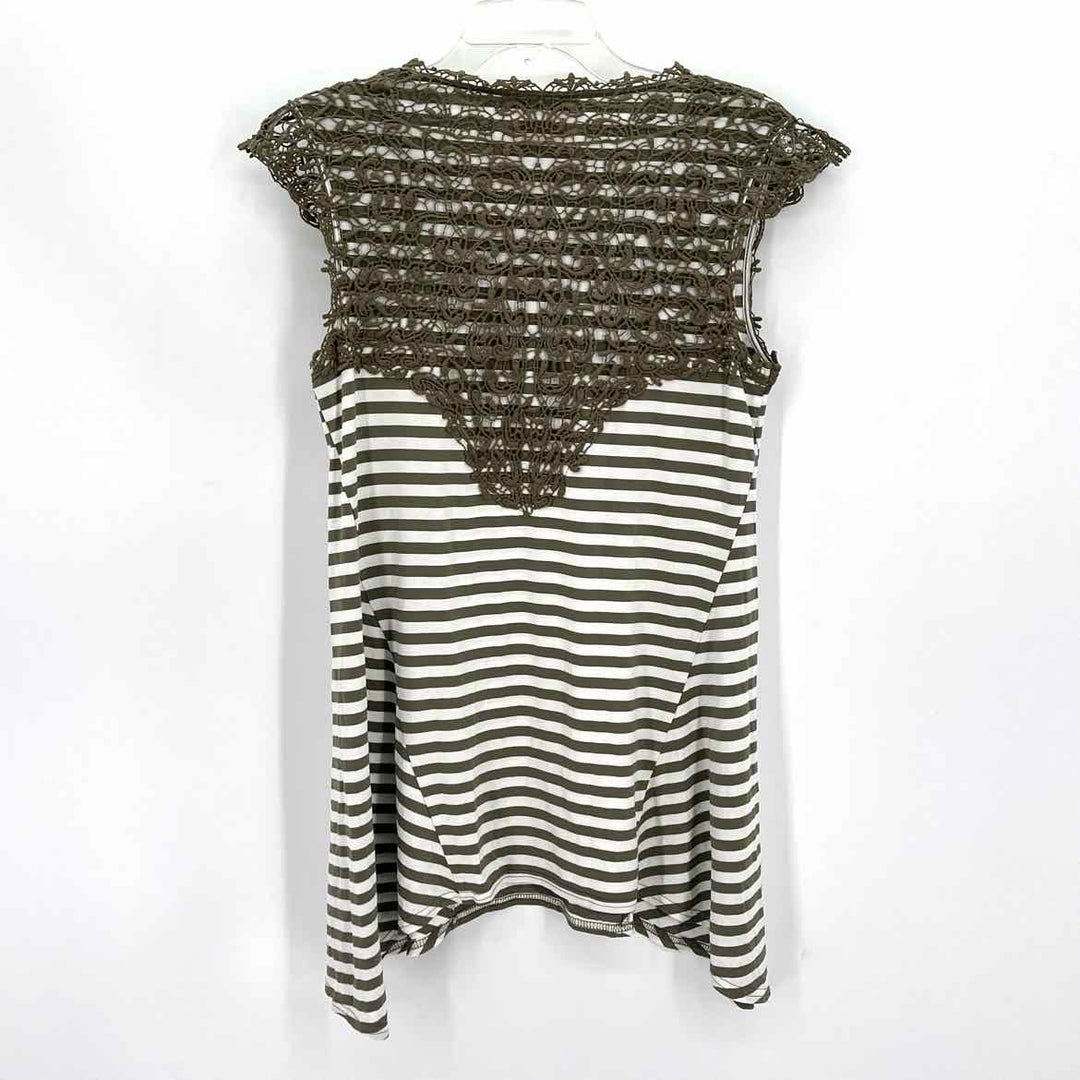 Size S Multi-Color Crochet Shirt