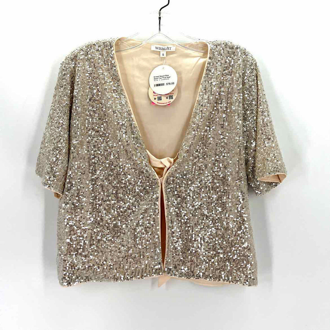Size S WISHLIST Champagne Shirt