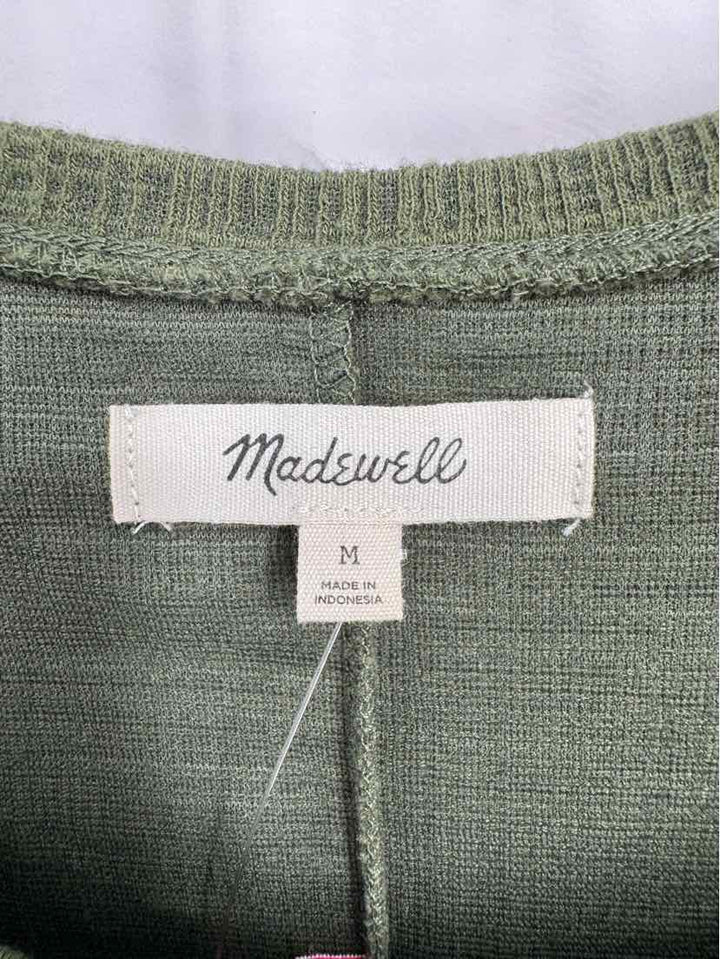 Size M MADEWELL Green Cotton Dress