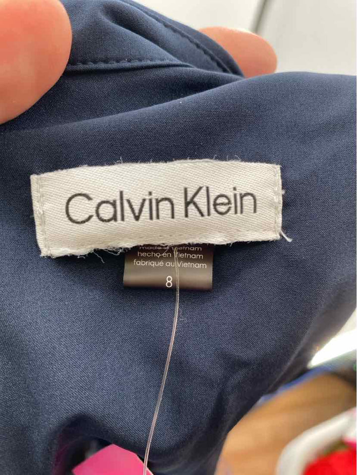 Size 8 Calvin Klein Navy Dress