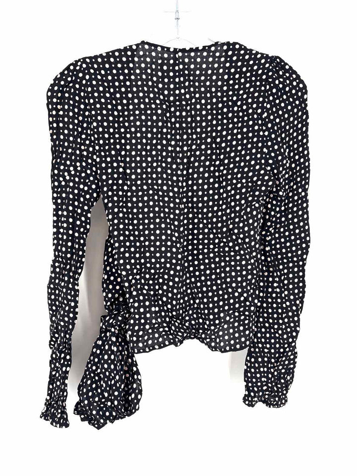 Size M REFORMATION Black Print Shirt