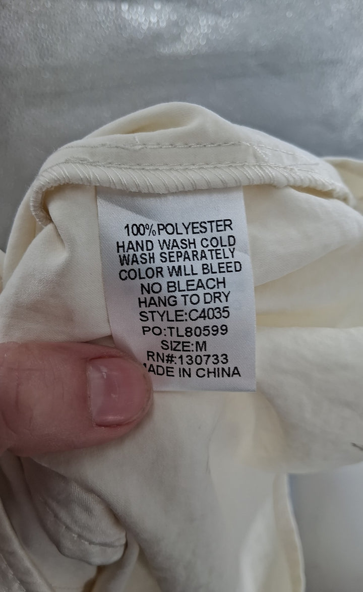 Size M Umgee Cream Shirt