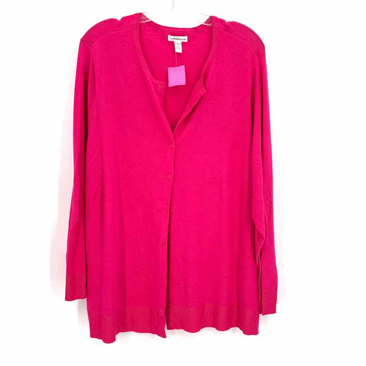 Size 2X Croft & Barrow Fuschia Sweater