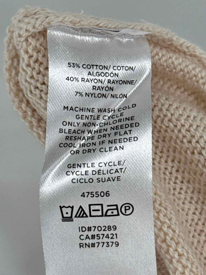 Size L Ann Taylor Tan Sweater