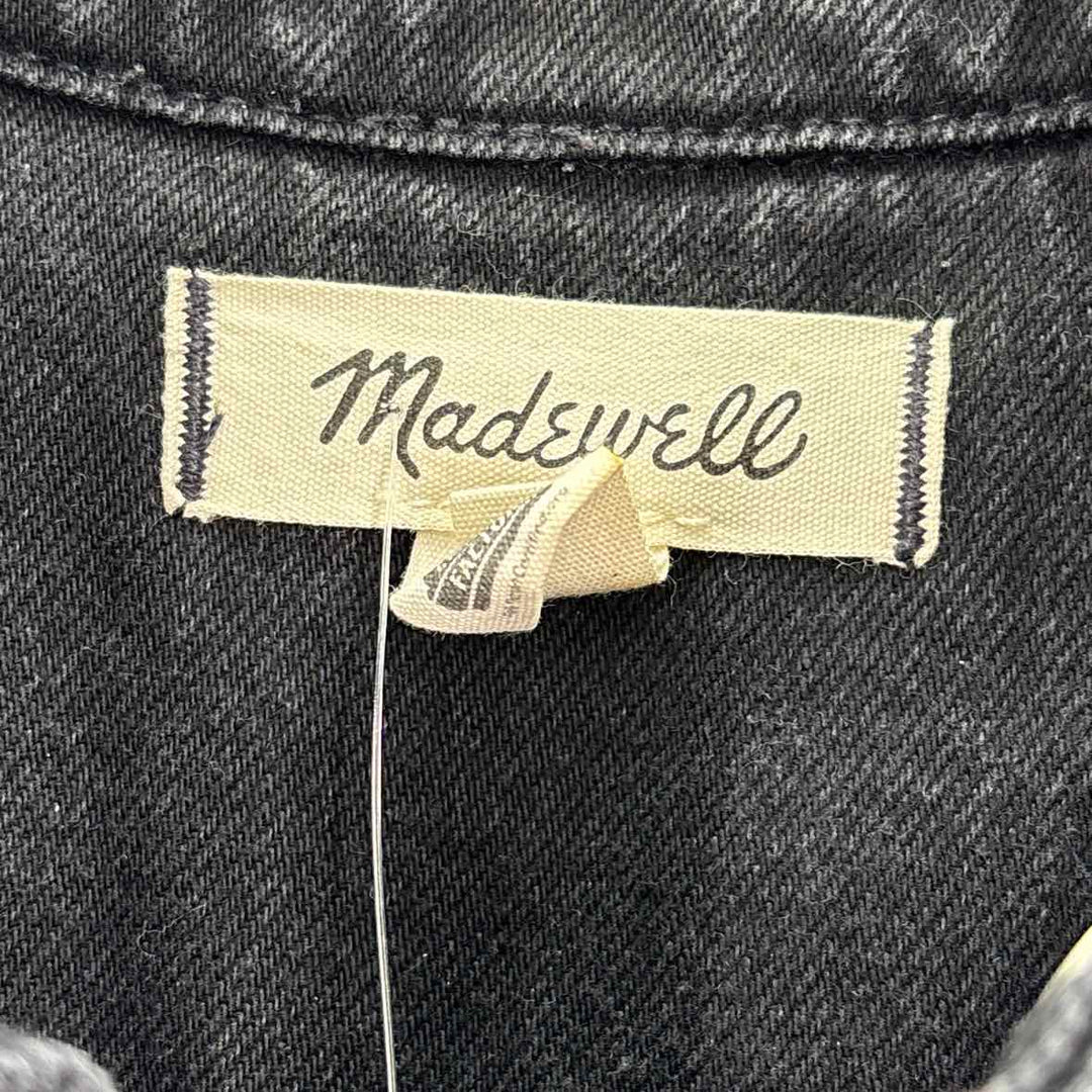 Size S MADEWELL Black Denim Dress