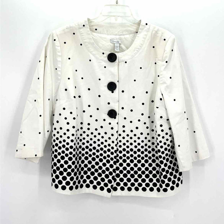 Size 2X Black/White Jacket