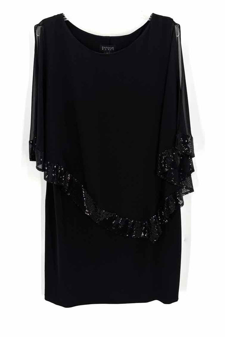 Size 16W ENFOCUS Black Dress