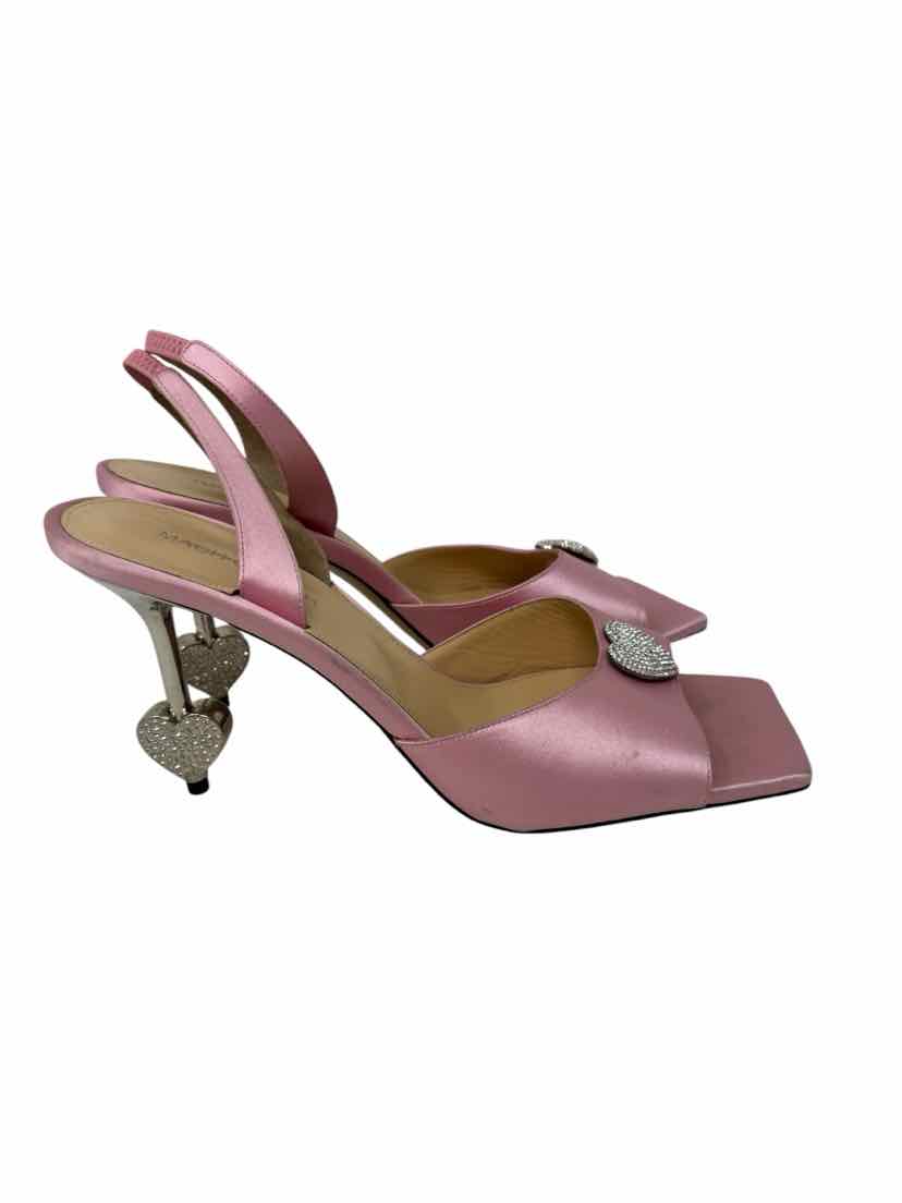 Shoe Size 42 Pink Sateen Luxury - Pumps