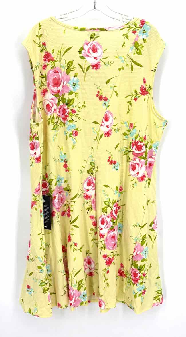 Size 22/24 AVENUE Yellow Dress