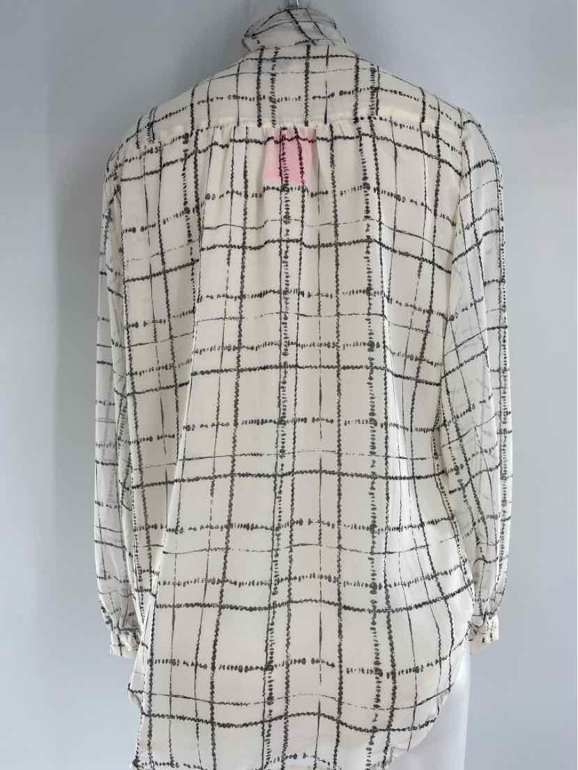 Size 10 Chico's Cream Shirt