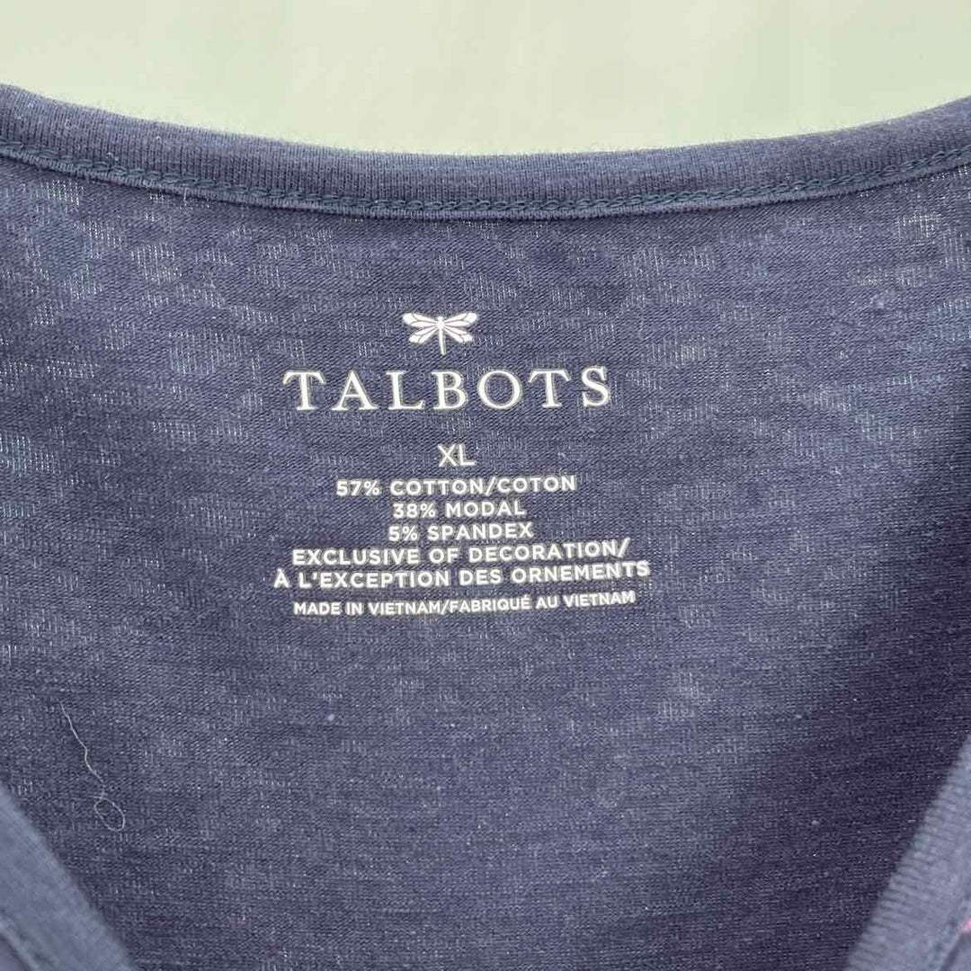 Size XL Talbots Navy Shirt