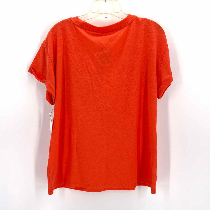 Size L Talbots Orange Shirt