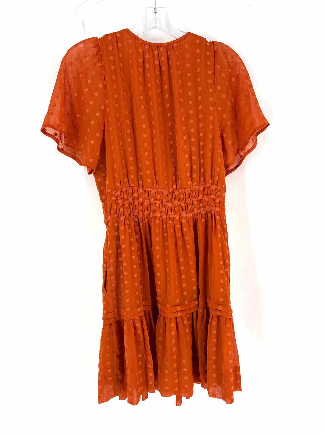 Size M Anthropologie Orange Dress
