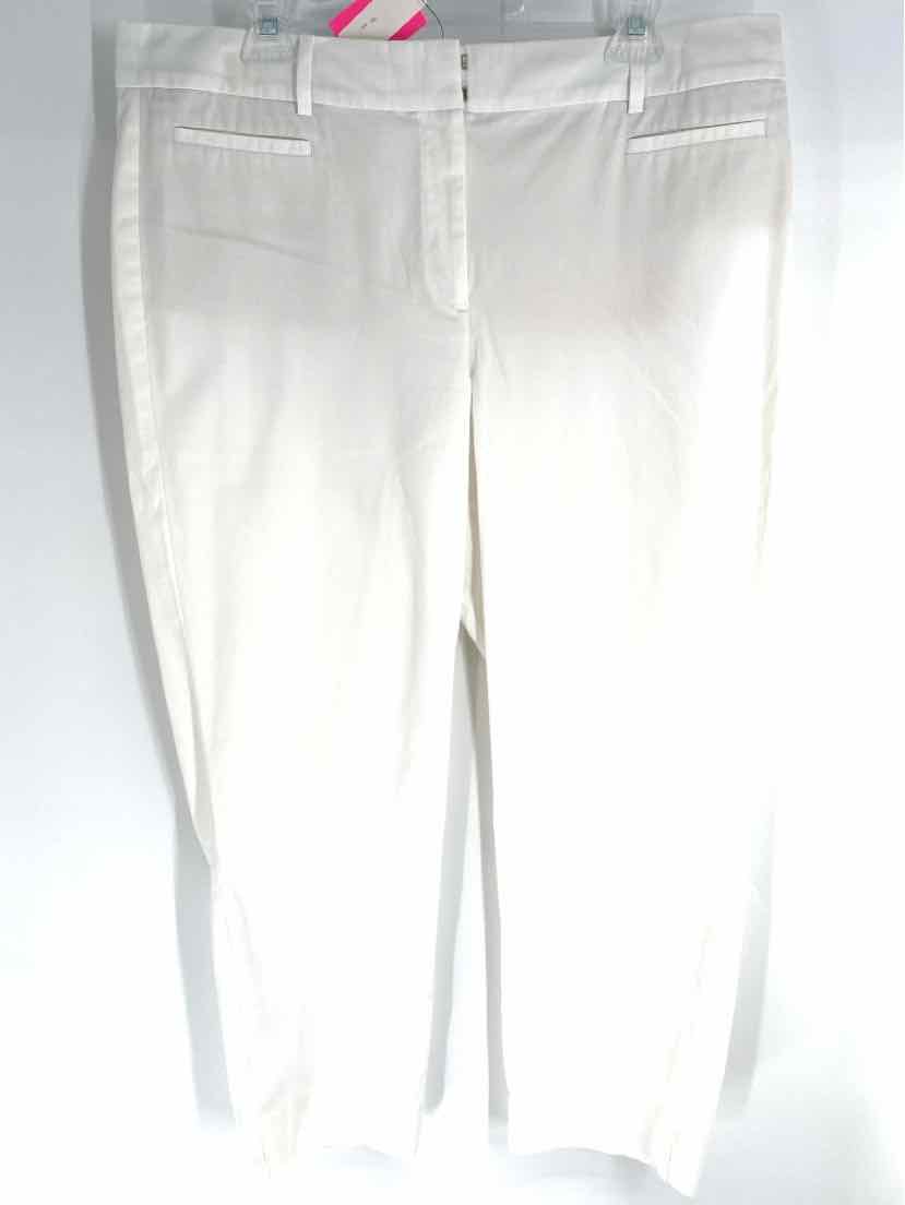 Size 14 Talbots White Pants