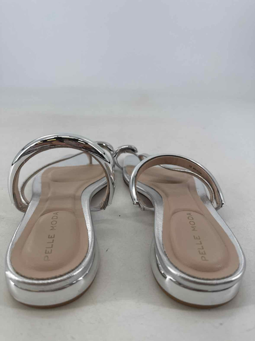 Shoe Size 5 PELLE MODE Silver Sandals