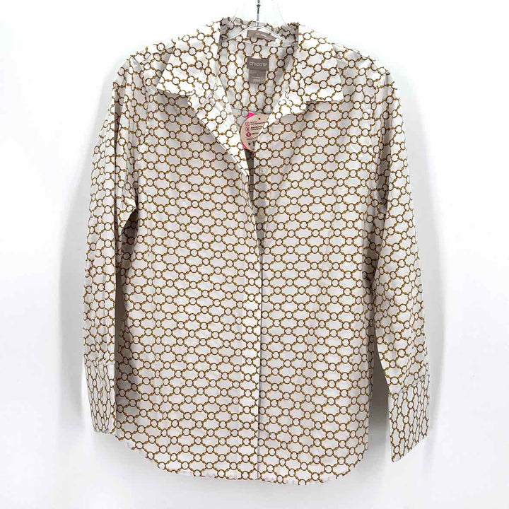 Size M Chico's White Shirt