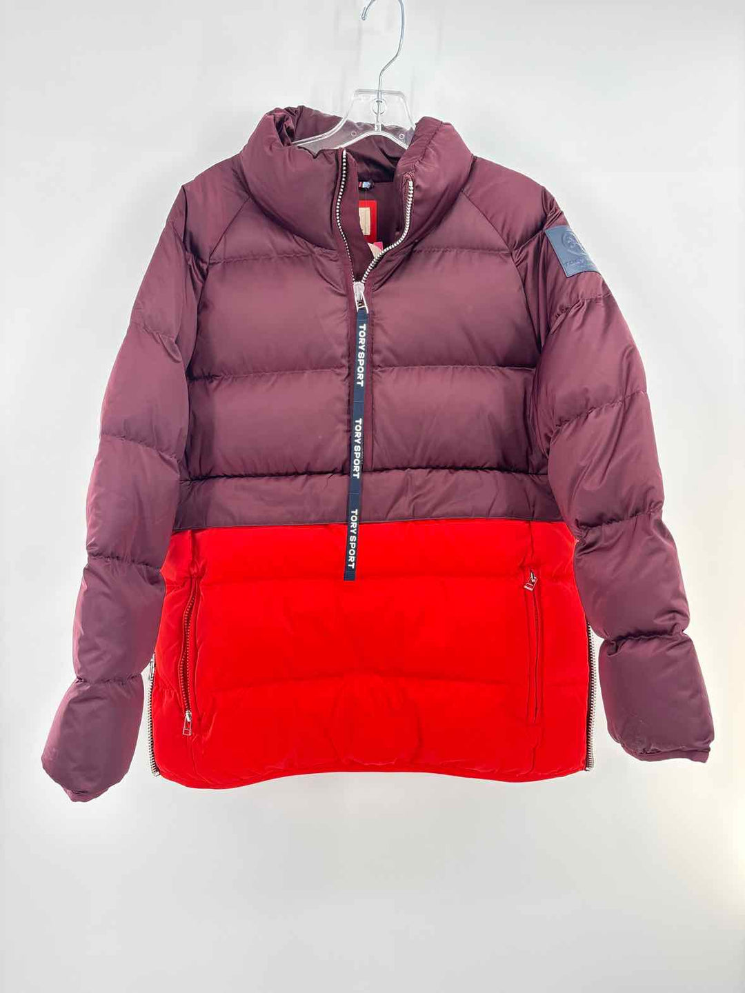 Size M Tory Burch Burgundy Jacket
