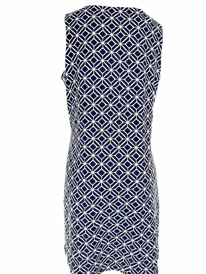 Size XL Navy Print Dress