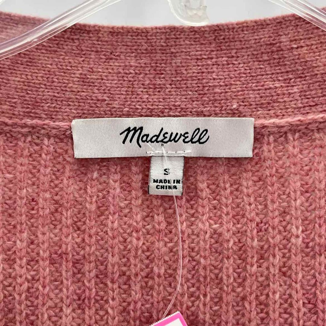 Size S MADEWELL Pink Knit Sweater