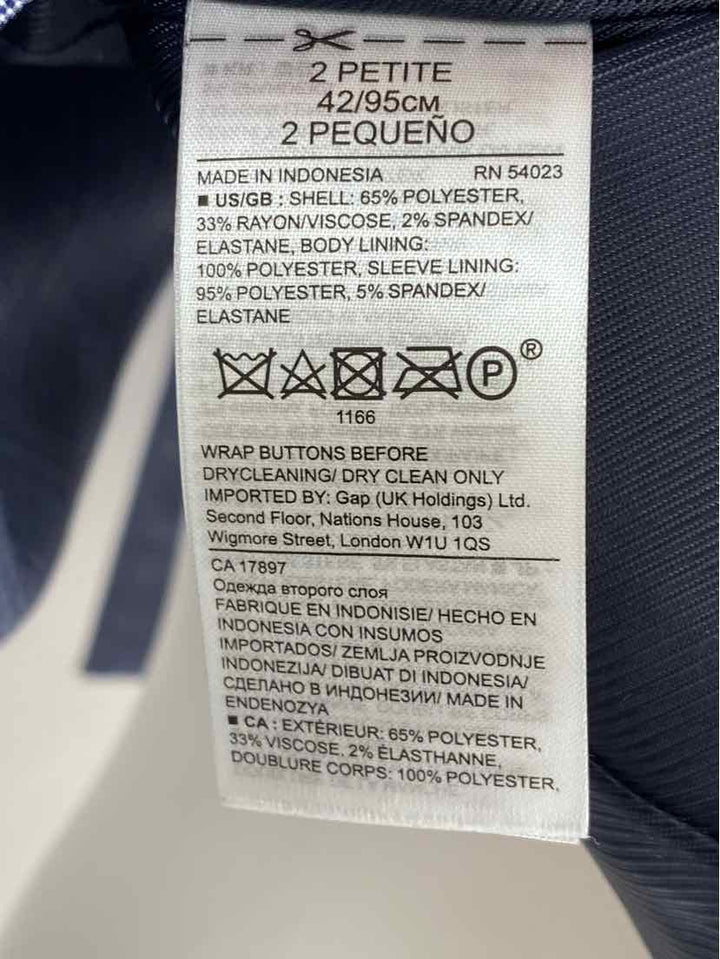 Size 2P Banana Republic Blue Blazer