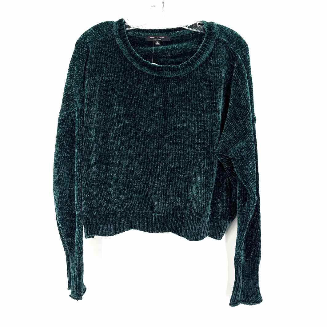 Size M ROMEO & JULIET Forest Green Chenille Jacket