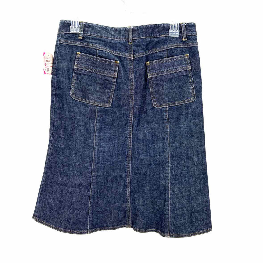 Size 8 THEORY Navy Denim Skirt