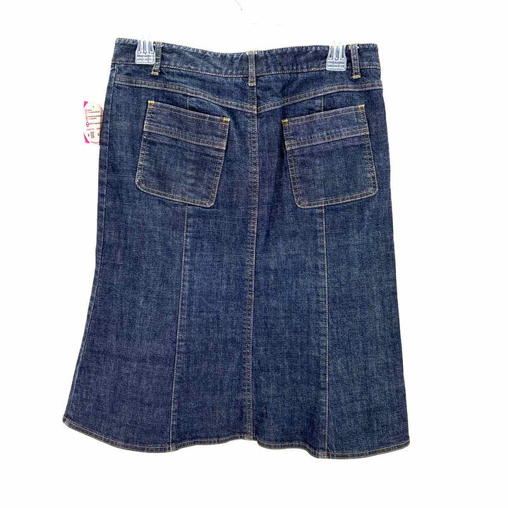 Size 8 THEORY Navy Denim Skirt