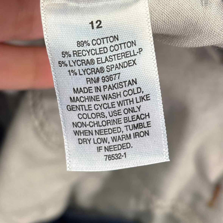 Size 12 ANA Navy Denier Jeans