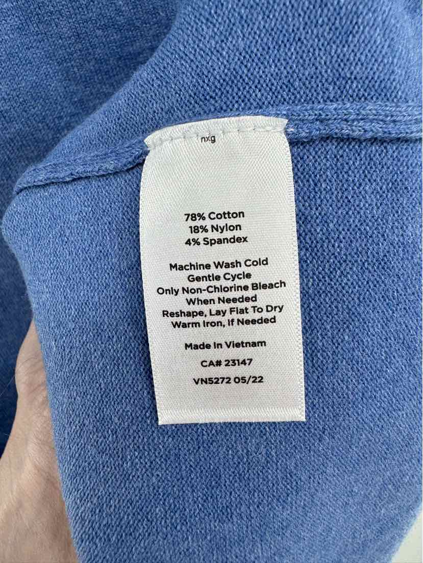 Size XL Talbots Blue Sweater