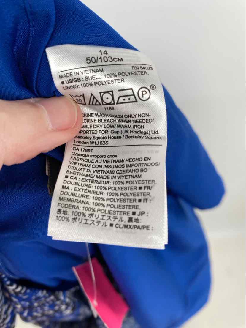 Size 14 Banana Republic Blue Print Dress