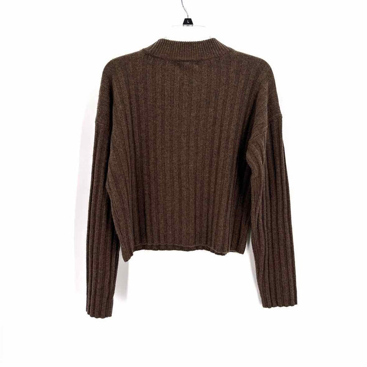 Size M QUINCE Bronze Knit Sweater