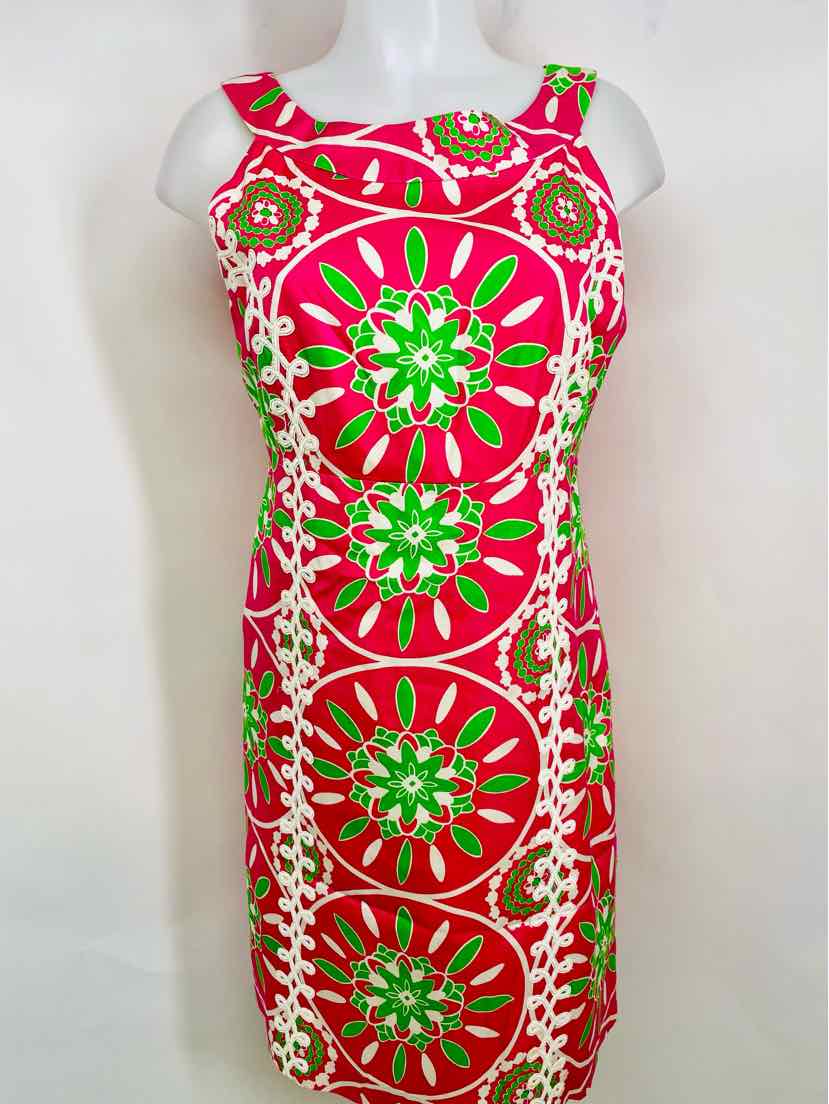 Size 10 Lilly Pulitzer PINK PRINT Dress
