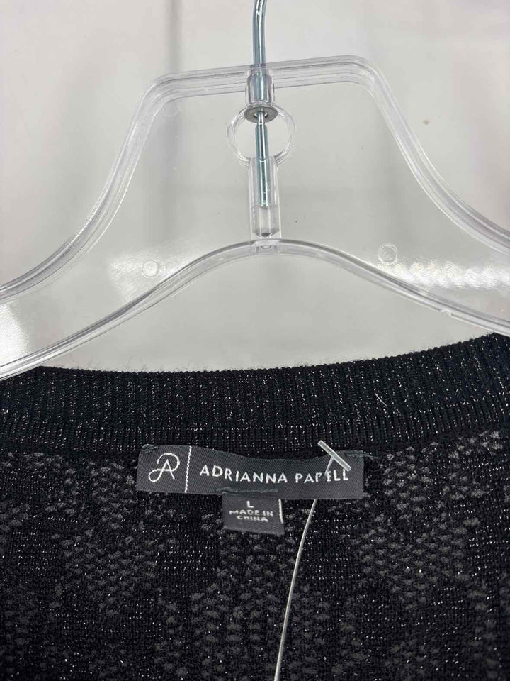 Size L Adrianna Papell Black Shirt