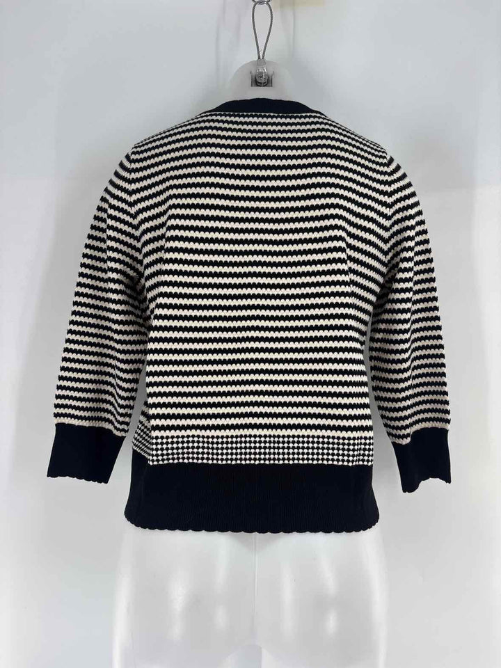 Size M Adrianna Papell Black/White Sweater