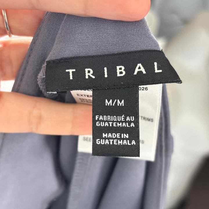 Size M TRIBAL Gray Knit Pants