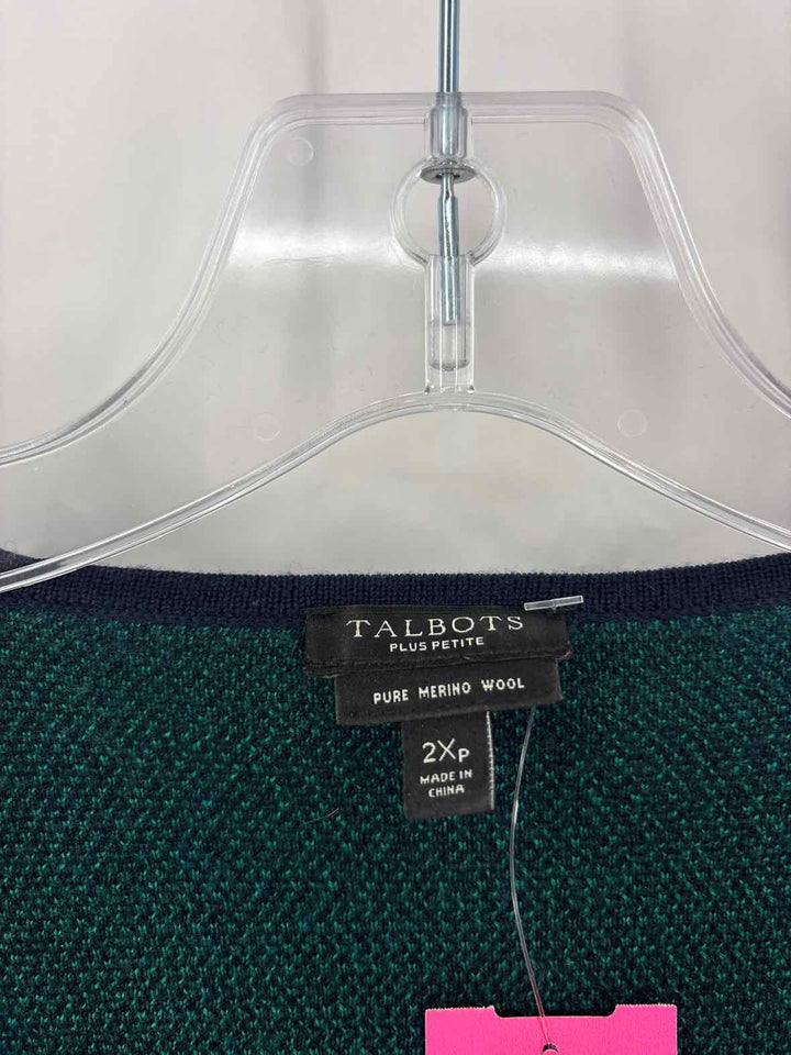 Size 2X Talbots Navy Cardigan