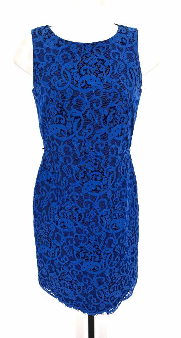 Size 4 DONNA MORGAN Blue Dress