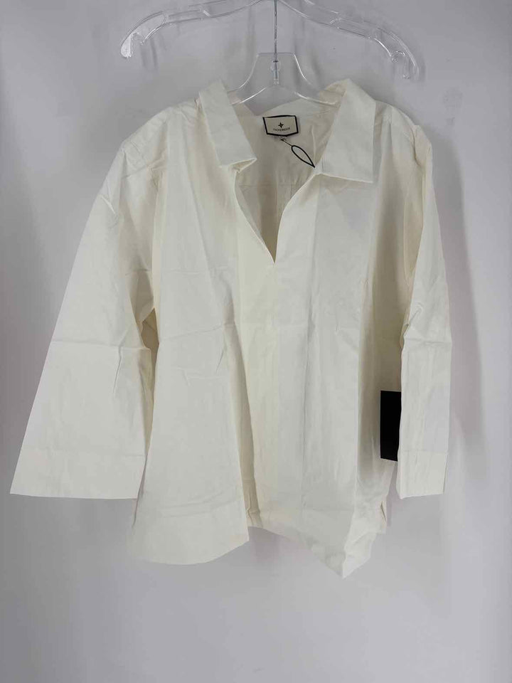 Size 3X TUCKERNUCK Cream Shirt