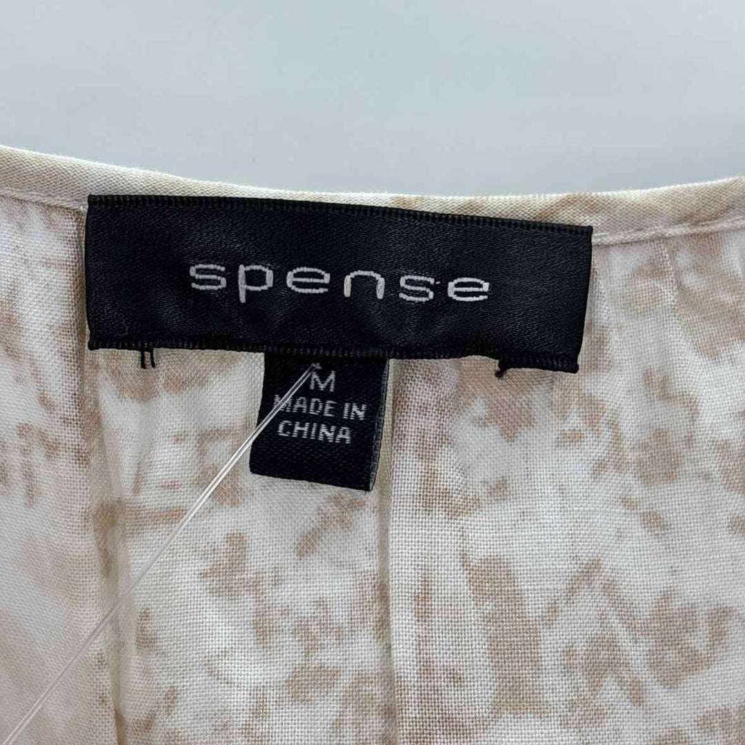 Size M SPENSE TAN PRINT Shirt