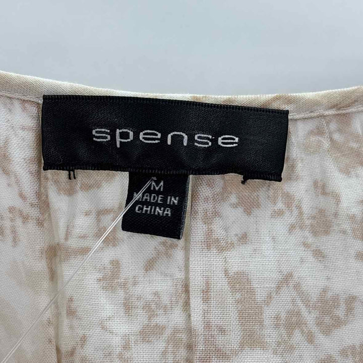 Size M SPENSE TAN PRINT Shirt