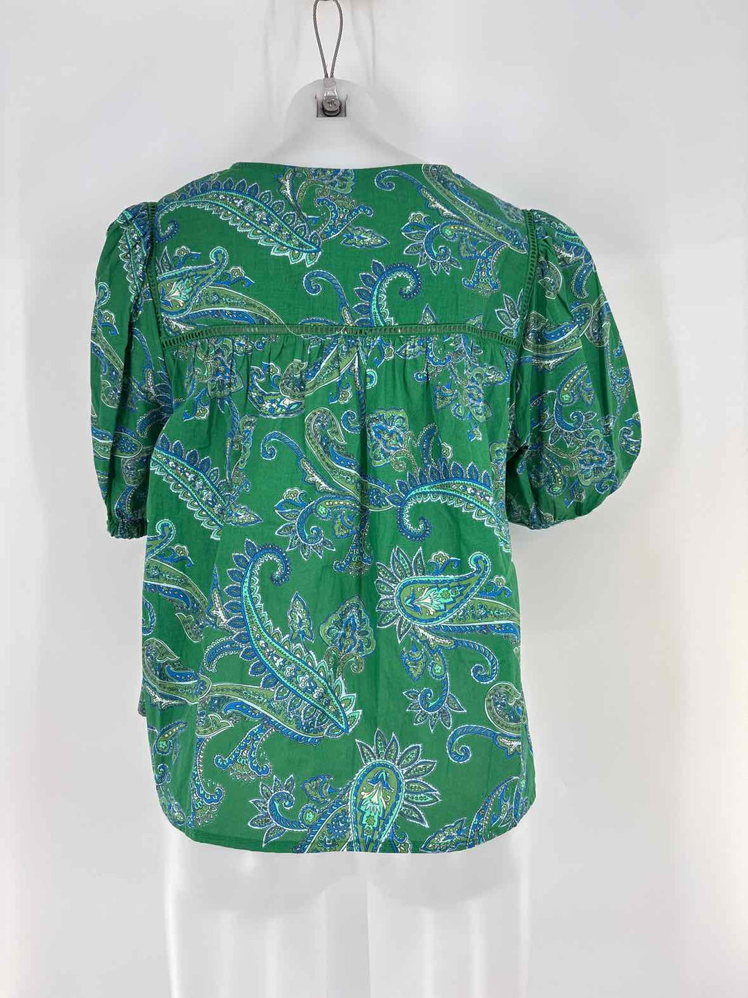 Size L PHILOSPHY Green Print Shirt