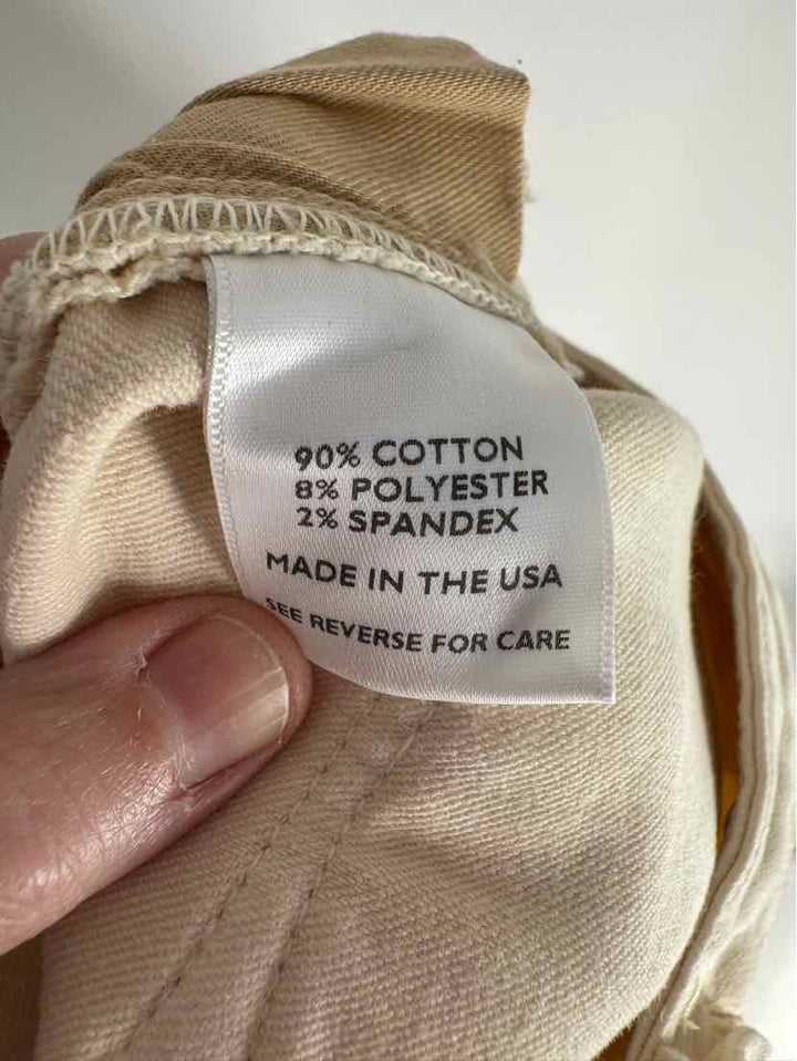 Size 29 ANN MASHBURN Cream Pants