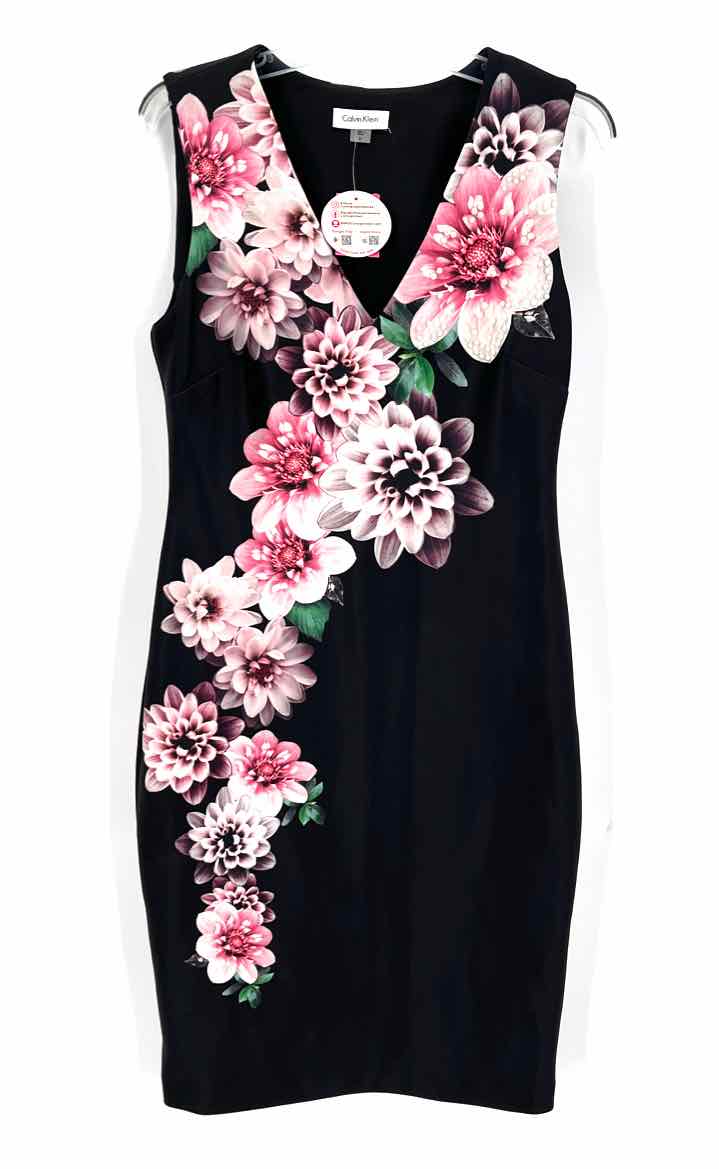 Size 8 Calvin Klein Black Dress