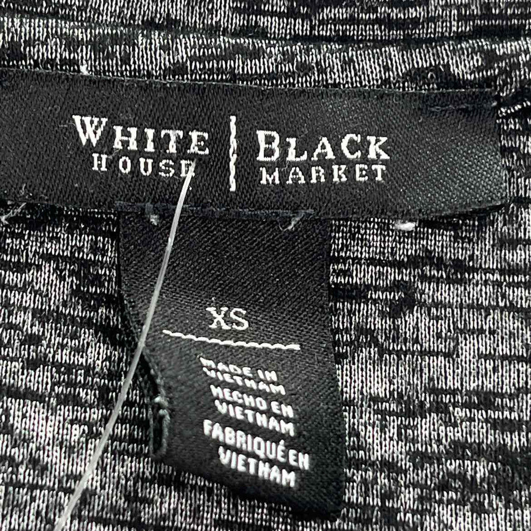 Size XS White House Black Market Black/White Shirt