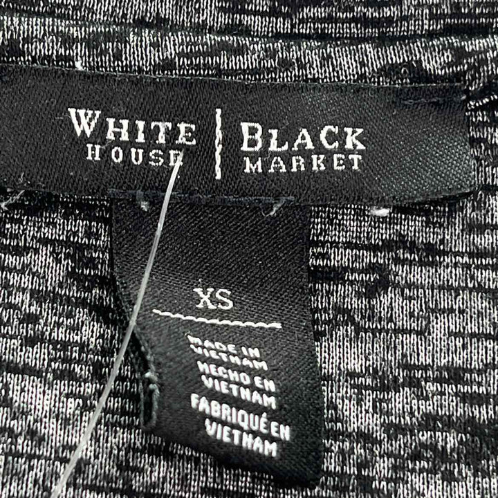 Size XS White House Black Market Black/White Shirt