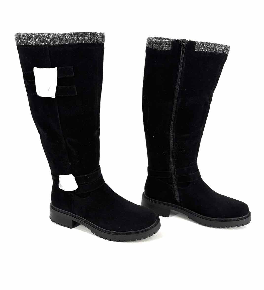 Shoe Size 9 JUST FAB Black Boots