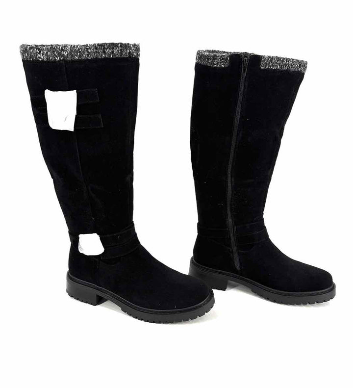 Shoe Size 9 JUST FAB Black Boots
