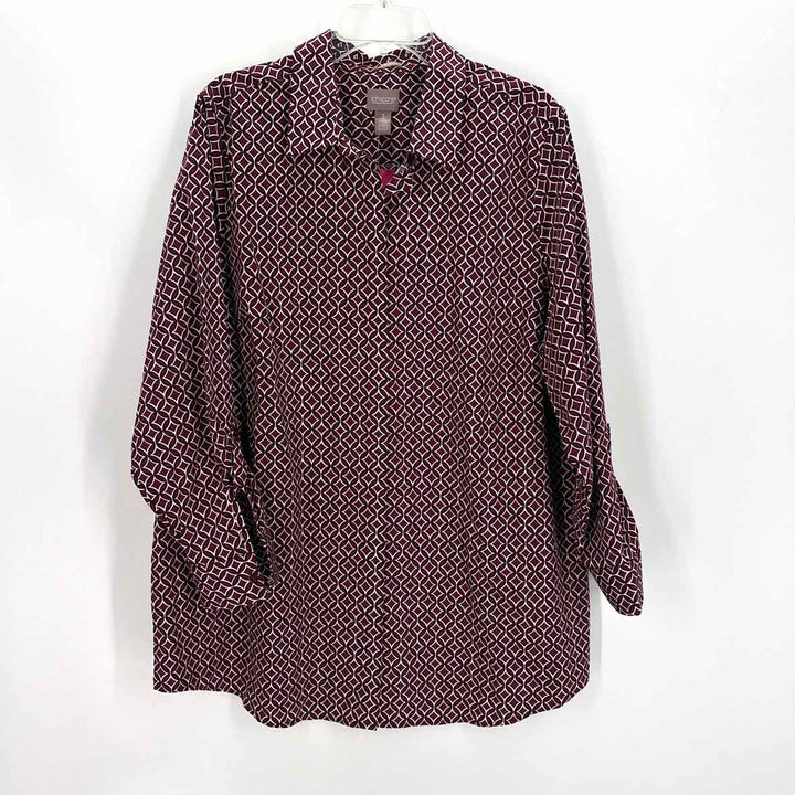 Size XL Chico's Wine Shirt