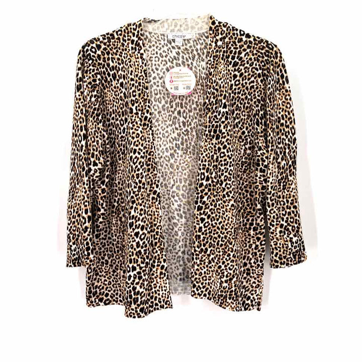 Size M Chico's Multi-Color Knit Cardigan